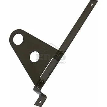 ERGO Dvouděrový držák – pro profilovanou plechovou krytinu –výška profilu 3,5 cm- tm.hnědá