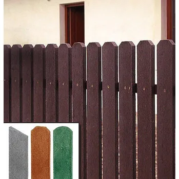 Plotovka TRANSFORM TRAPLAST Plastová Plotovka 78/21, délka 0,6m, s tříhrannou hlavou, šedá