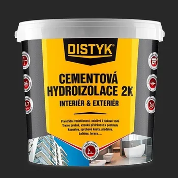 Hydroizolace DEN BRAVEN DISTYK Cementová Hydroizolace 2K Interiér a Exteriér kbelík 7kg