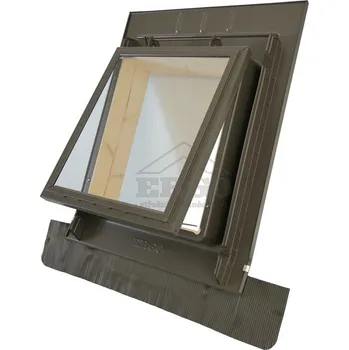 ERGO Střešní vikýř 2000-UNIVERZÁLNÍ OKNO - tmavě hnědá