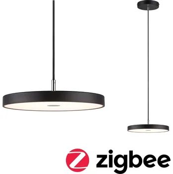 Svítidlo PAULMANN LED závěsné svítidlo Hildor 17W černá mat ZigBee - PAULMANN P 96777