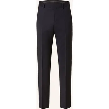 Pánské kalhoty Boss Pánské Oblekové Kalhoty H-Genius Slim Fit, tmavě modrá, 56