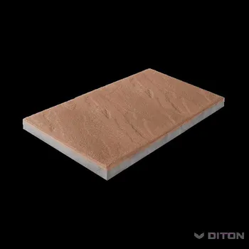 DITON Plošná dlažba reliéfní - BŘIDLICE 60/40/4 cihlová