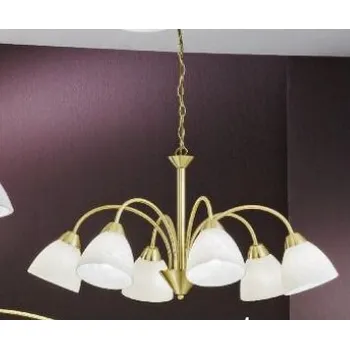 ORION Závěsné svítidlo 6x40W E14 satin, výška 100cm, pr. 60cm - ORION OR LU 1696/6 SATIN