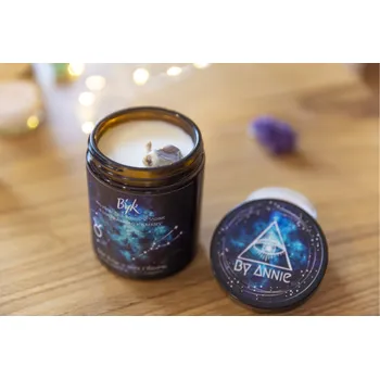 Svíčka By Annie Astrologická sójová svíčka Býk, 180ml