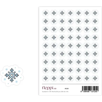 samolepka Fleppi Samolepky Vločka