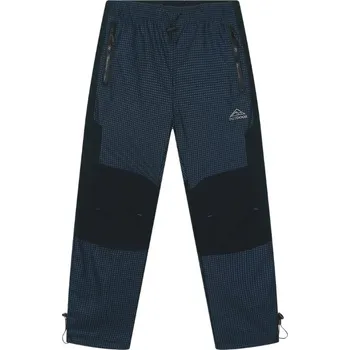 Chlapecké zateplené outdoorové kalhoty černá/modrá Kugo C8972 (-fleesová podšívka)