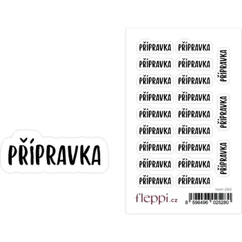 samolepka Fleppi Samolepky Přípravka