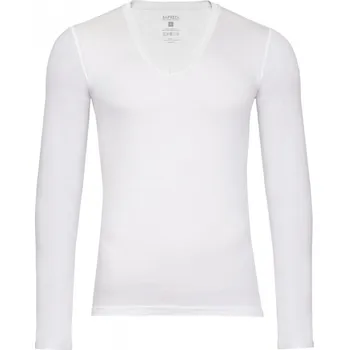 SAPREZA Bílé tričko pod košili - dlouhé rukávy 3XL