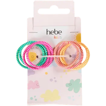 Hebe Kids gumičky do vlasů, 8 ks/1 bal