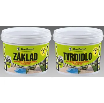 Kamenný koberec DEN BRAVEN Kamenný koberec PerfectSTONE - pojivo - složky A+B pro 3 pytle (4,08kg)