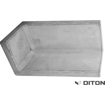 DITON Opěrná stěna L vnější rohová 80 - 60/60/80cm