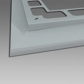 Stavební profil DEN BRAVEN Balkónový profil rohový RAL 8017 hnědá 2m