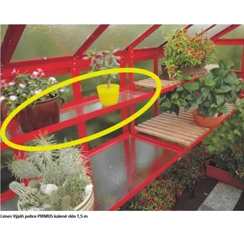 Skleník LIMES Pěstební stůl PRIMUS s kaleným sklem 1,5 m