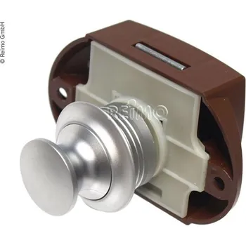 Příslušenství ke karavanu Rozeta pro systém Push Lock Maxi plastová kulatá matná stříbrná 50 ks