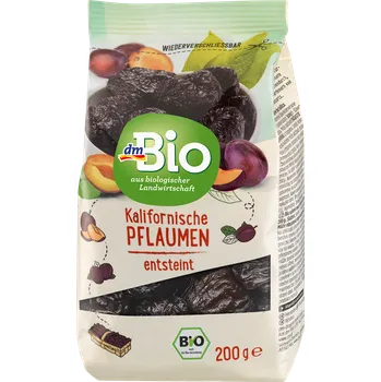 Sušené ovoce dmBio bio sušené ovoce, švestky kalifornské