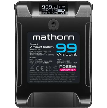Mathorn MB-V99 USB-C akumulátor Smart V-mount 6800mAh (99Wh)