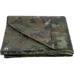 Plachta Tarpaulin khaki maskáčová 80g/m2, 3x5m
