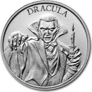 Private Mint 2 oz Stříbro - Vintage Horror Series: Dracula