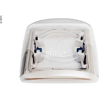Příslušenství ke karavanu Náhradní kryt se sklem pro MPK VisionVent S eco/pro 280x280 mm kouřové sklo bílý rám