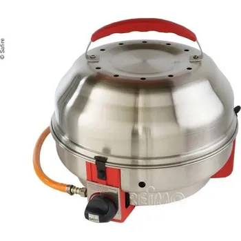 Zahradní gril Gril plynový s hliníkovou poklicí SAfire, obvod 35cm, 50mbar