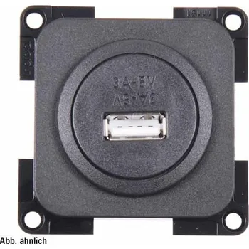 Příslušenství ke karavanu USB nabíjecí zásuvkaSB černá