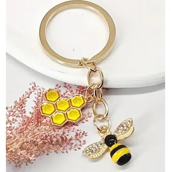 Přívěsek na klíče včelička