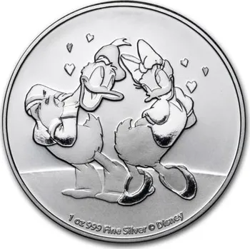 New Zealand Mint DONALD & DAISY DUCK 1 Oz Disney