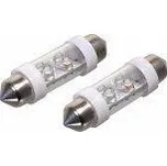 Žárovka 4LED 12V 0,49W suf. SV8,5 38mm bílá 2ks