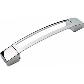 Příslušenství ke karavanu Elegantní kovový úchyt ze zamaku 180 mm lesklý chrom na zámek DO RM53418