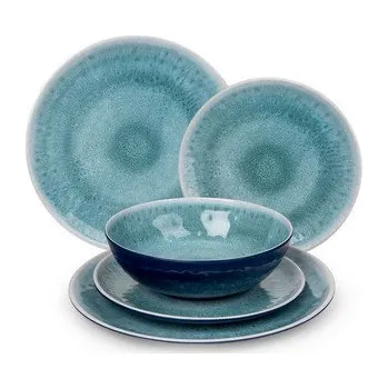 Sada nádobí Melaminová sada nádobí Water pro 4 osoby CAMP4, 12 dílů