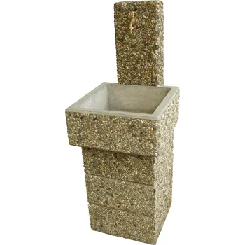 Květináč PROFIBA Zahradní betonové umyvadlo Sitka - komplet