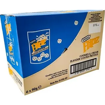 Bonbon Flipz McVitie's preclíky s polevou s příchutí sušenek a krému 90 g celé balení 6 ks