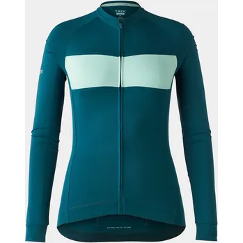Cyklistické oblečení TREK Dámský dres s dlouhým rukávem Trek Circuit LTD? Juniper/Teal S