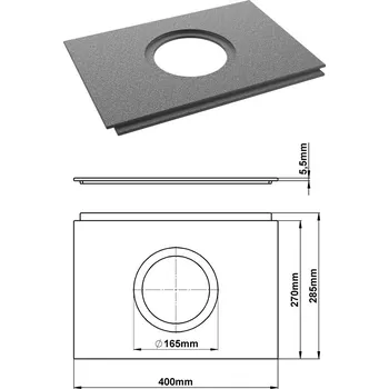 Krbové nářadí Náhradní litinová plotýnka na sporák