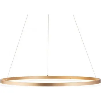 PAULNEUHAUS TITUS LED závěsné svítidlo 80x80 mosaz, kruhové, stmívatelné, paměťová funkce, moderní SimplyDim 3000K - PAUL NEUHAUS PN 2383-60