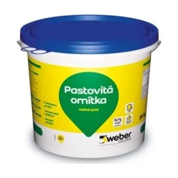 Omítka WEBER weberpas silikát - pastovitá omítka - rýhovaná 2mm 25kg