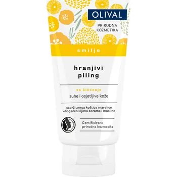 Pleťový peeling OLIVAL Slaměnkový Peeling Hydratace 75ml