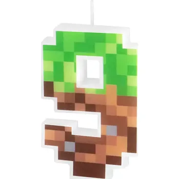 Dortová svíčka PartyPal Minecraft dortová svíčka 9