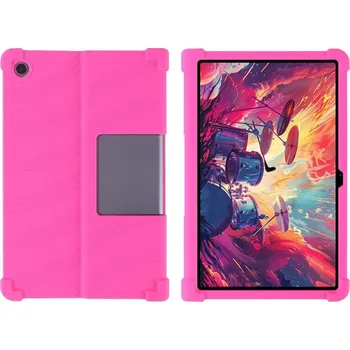 Pouzdro na tablet Barevný Silikonový Obal Na Lanovo Tab Plus 11,5" Se Stojánkem Barva: Nachová