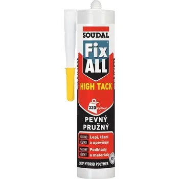 Tmel SOUDAL FIX ALL HIGH TACK černý 600ml - pouze po balení
