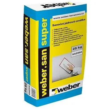 Omítka WEBER webersan super - sanační jádrová omítka 20kg
