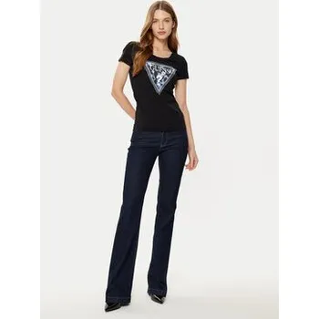 Pánské tričko Guess T-Shirt W5RI00 J1314 Černá Regular Fit XS