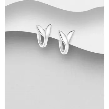 Náušnice Stříbrné náušnice s rybím ocasem 925