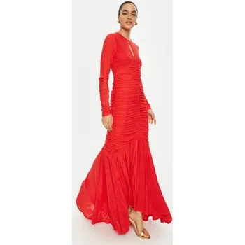 Dámské šaty ROTATE Večerní šaty 114439 Červená Regular Fit 32