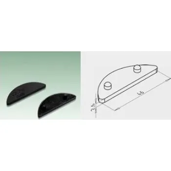 JAP Těsnění do kruhového držáku na sklo pro tl. 8,76mm