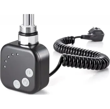 Topná tyč OLSEN SPA - Topná tyč BURGH s termostatem a časovačem - Barva topné tyče - Černá, Typ připojení - Kroucený kabel, Výkon topné tyče - 800 W RDOHT280014