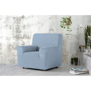 Napínací potah PovlečemeVás Napínací potah na křeslo - světle modrý