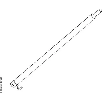 Příslušenství ke karavanu Prodlužovací stanová hliníková tyč - mezikus o28 mm x 100 cm 2 ks
