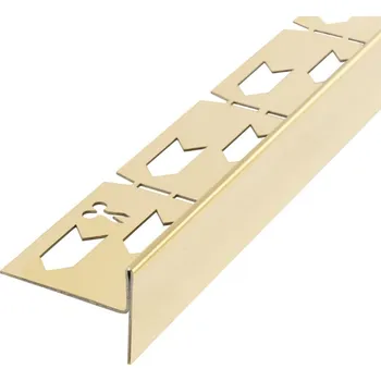 REA - Spádová lišta levá, 140cm zlatá REA-K3223